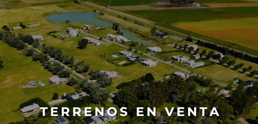 Lote EN VENTA Club de Campo Chacras de Pergamino